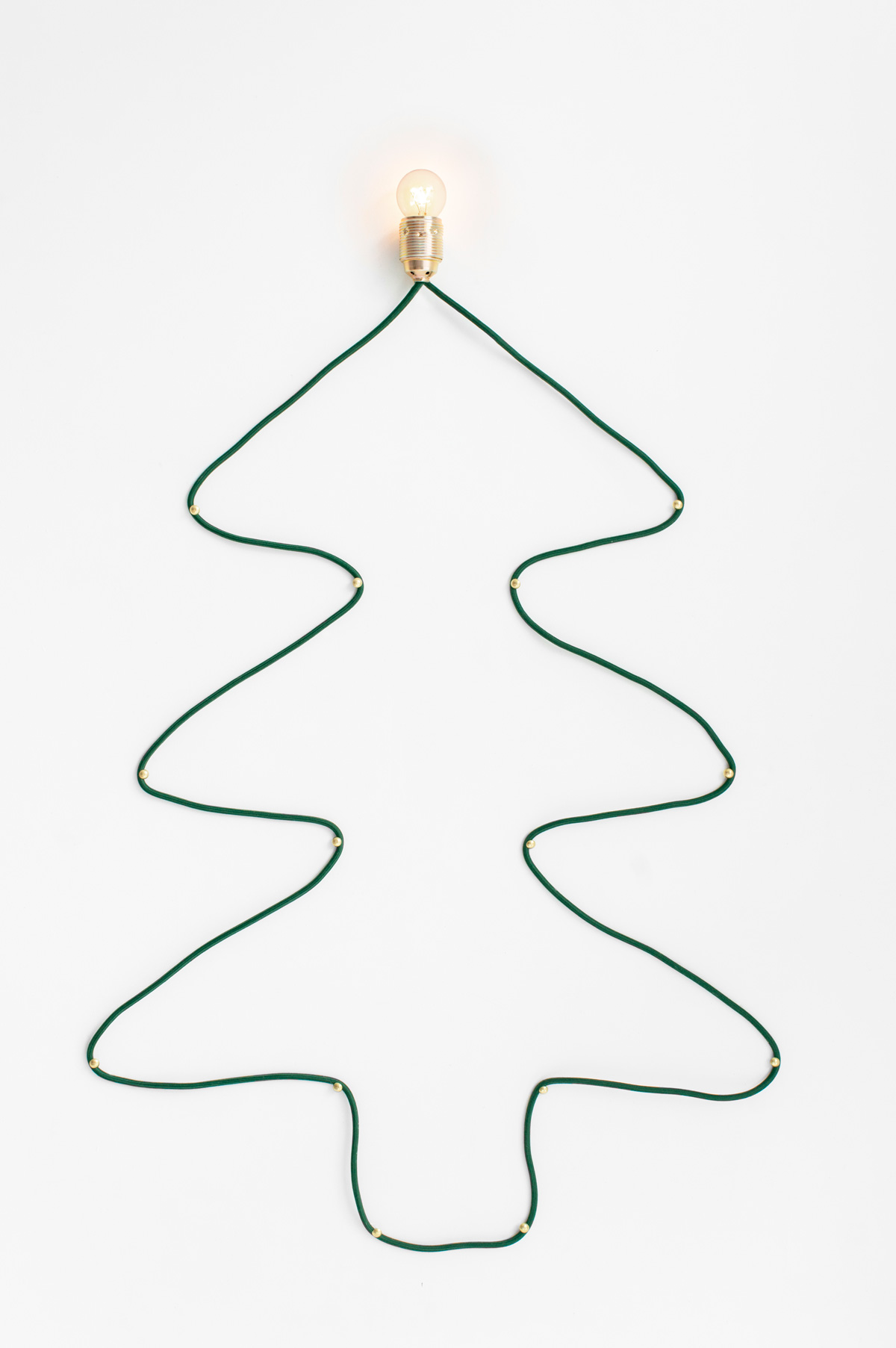 Ineenstorting geleidelijk vergeven DIY: maak je eigen lamp in de vorm van een kerstboom - Tanja van Hoogdalem