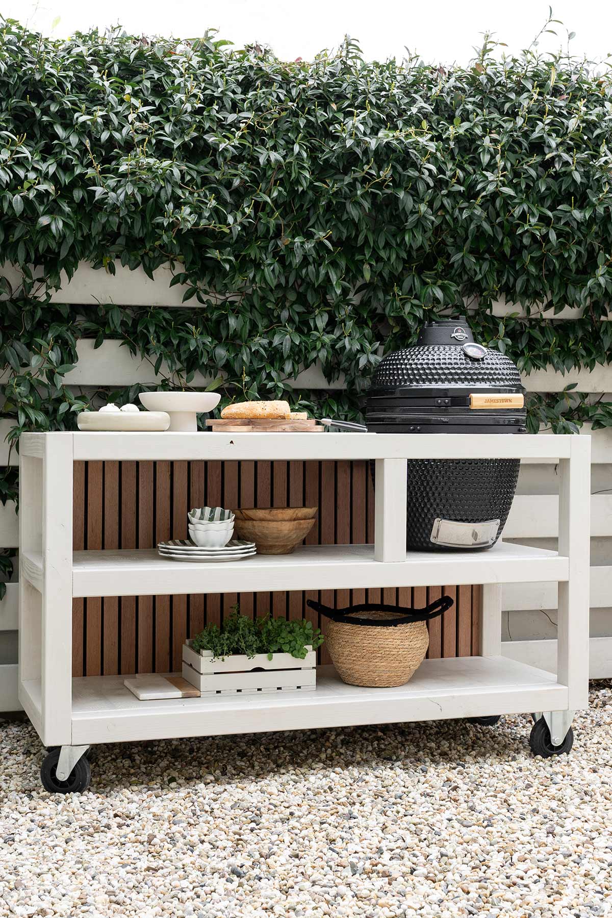 DIY barbecue ombouw - Tanja van Hoogdalem